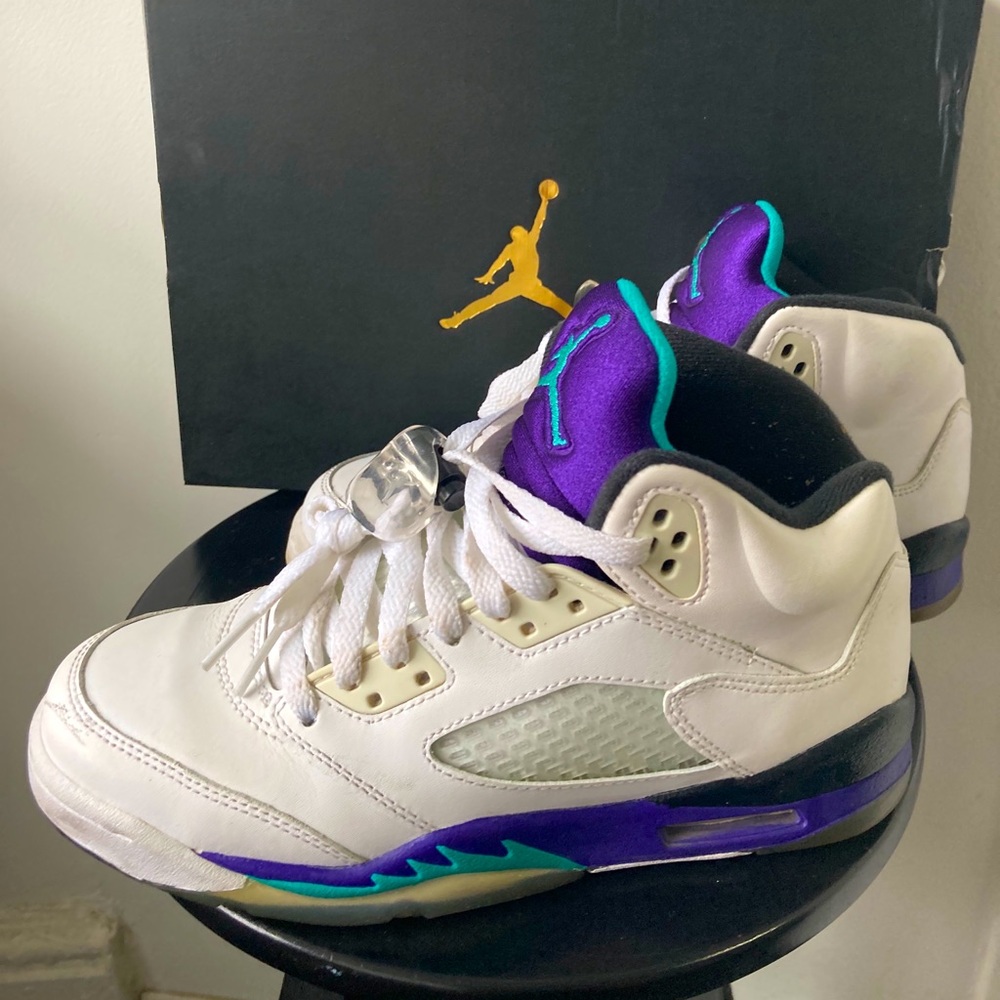Nike Air Jordan Retro Grape 5 sneakers 5.5Y
